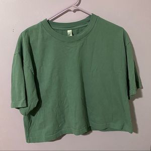 Los Angeles Apparel Oversized Cropped Tee